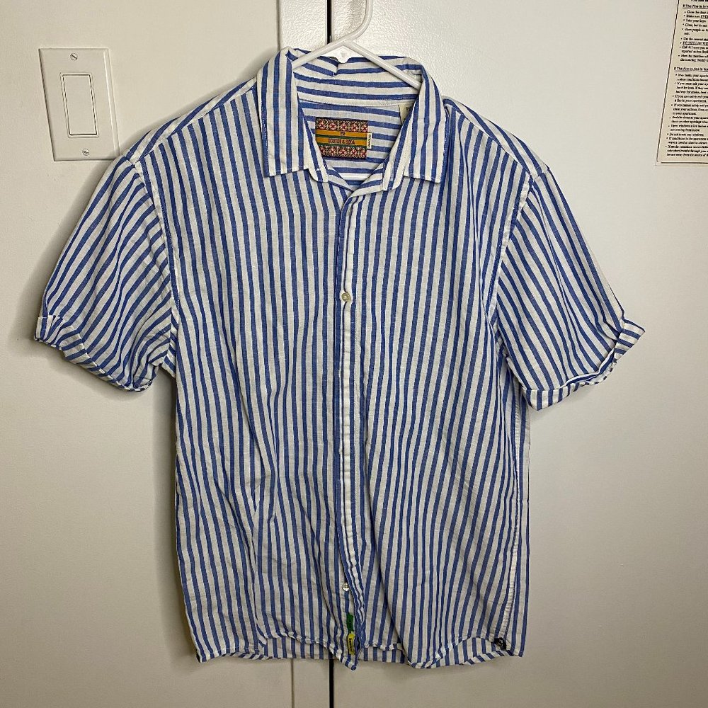 Scotch and Soda Striped Button Down NWOT